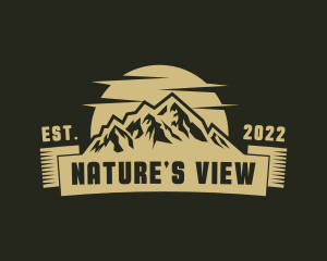 Scenery - Mountain Peak Scenery logo design