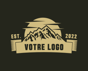 Mountaineer - Mountain Peak Scenery logo design