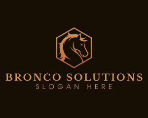 Bronco - Horse Stallion Mare logo design