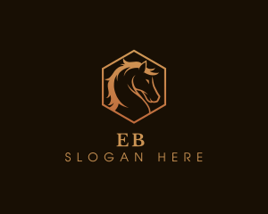 Running - Horse Stallion Mare logo design