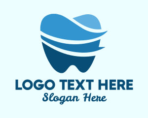 Offshore - Blue Dental Tooth logo design