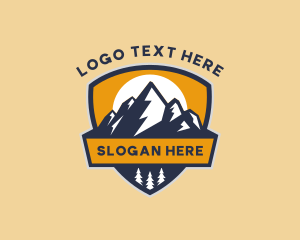 Highlands - Mountain Forest Summit logo design