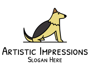 Dog Pet Canine logo design