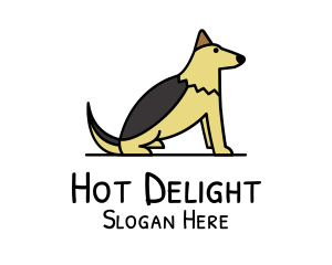 Dog Pet Canine logo design