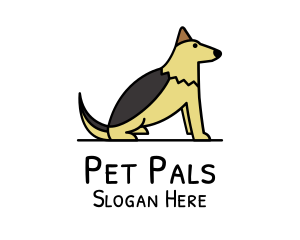 Dog Pet Canine logo design