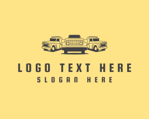 Trucker - Truck Logistics Delivery logo design