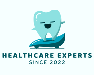 Dental Tooth Toothpaste logo design