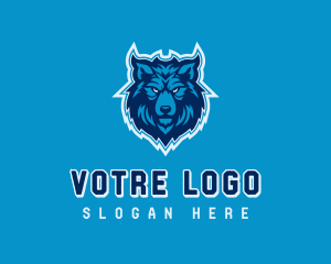 Esport Wolf Gamer logo design