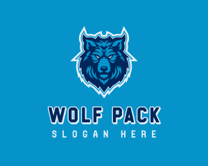 Esport Wolf Gamer logo design