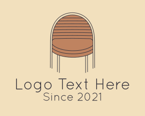 Wooden - Chair Home Furniture logo design