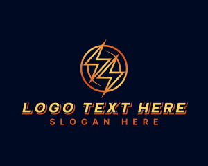 Zeus - Lightning Electricity Power logo design