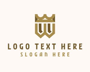 Royal - Royal Crown Letter W logo design