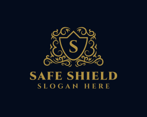 Royalty Shield Crest logo design