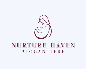 Postpartum - Mother Postpartum Maternity logo design