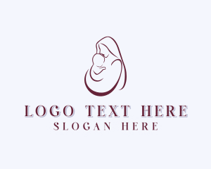 Pediatrician - Mother Postpartum Maternity logo design