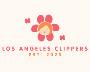 Plant - Flower Petal Kid logo design