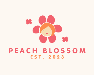 Flower Petal Kid logo design