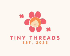 Flower Petal Kid logo design