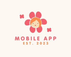 Plant - Flower Petal Kid logo design