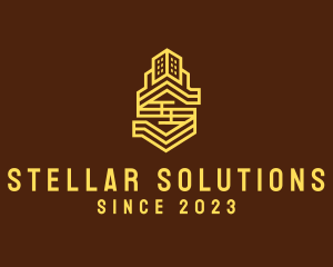 Yellow Residence Tower logo design