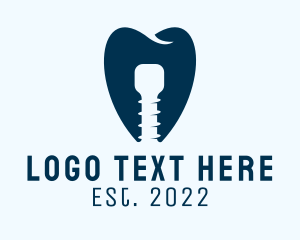 Tooth - Implant Dental Orthodontist logo design