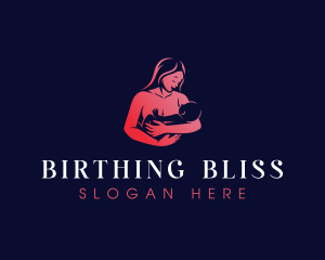 Midwife - Mother Infant Maternity logo design