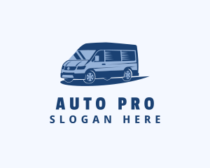 Blue Van Vehicle Logo