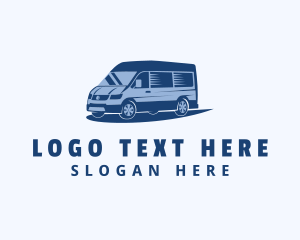 Mechanical - Blue Van Vehicle logo design