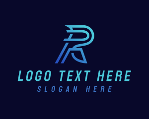 Generic Business Letter R Logo