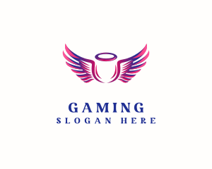  Feminine Angel Wing Logo