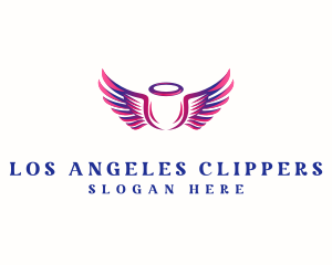  Feminine Angel Wing logo design