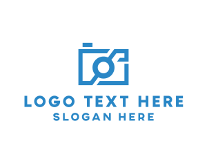 Lens - Camera Media Capture logo design