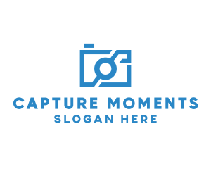 Camera Media Capture logo design