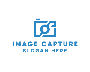 Capture - Camera Media Capture logo design