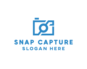 Capture - Camera Media Capture logo design