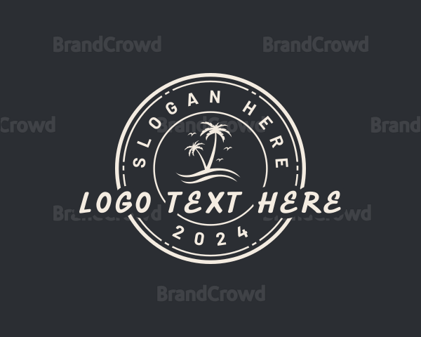 Beach Island Paradise Logo