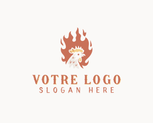 Roast - Roast Chicken Barbecue logo design