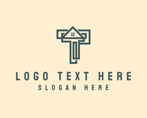 Lettermark - Home Realty Letter T logo design
