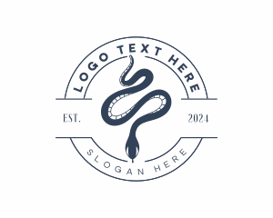 Reptile Viper Snake logo design