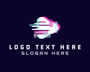 Pixels - Digital Media Player Button logo design
