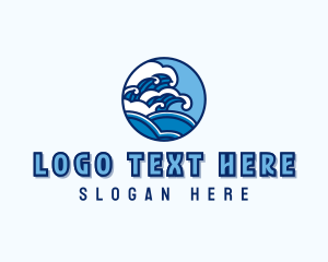 Tide - Ocean Tide Wave logo design