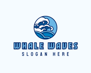 Ocean Tide Wave logo design