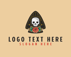 Rose - Mexican Skull Festival logo design