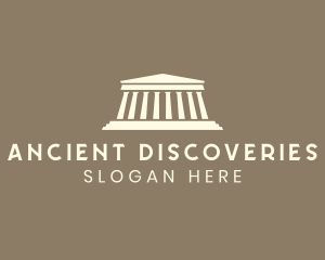 Archeology - Greek Parthenon Tour logo design