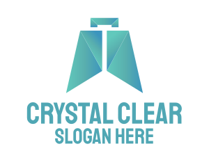 Crystal - Gradient Crystal Bag logo design