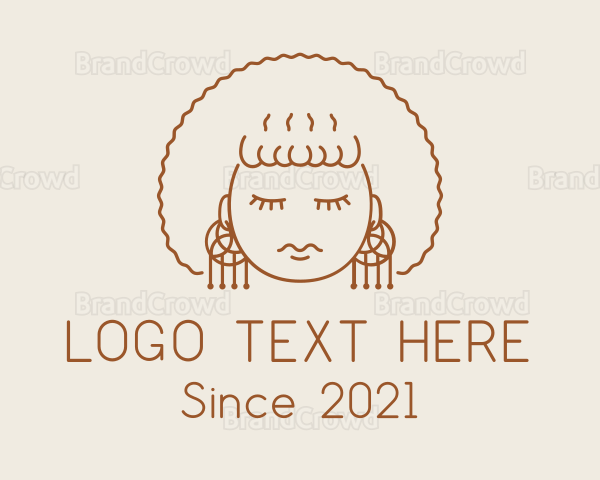 Pretty Jewelry Woman Logo