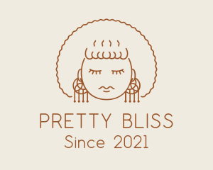 Pretty Jewelry Woman logo design