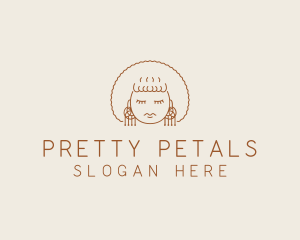 Pretty Baubles Jewelry Woman logo design