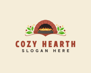 Fireplace - Brick Oven Pizzeria logo design