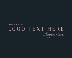 Elegant Signature Cosmetic Wordmark Logo